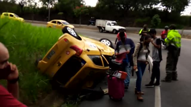 En el vehículo se desplazaban el conductor y una pasajera