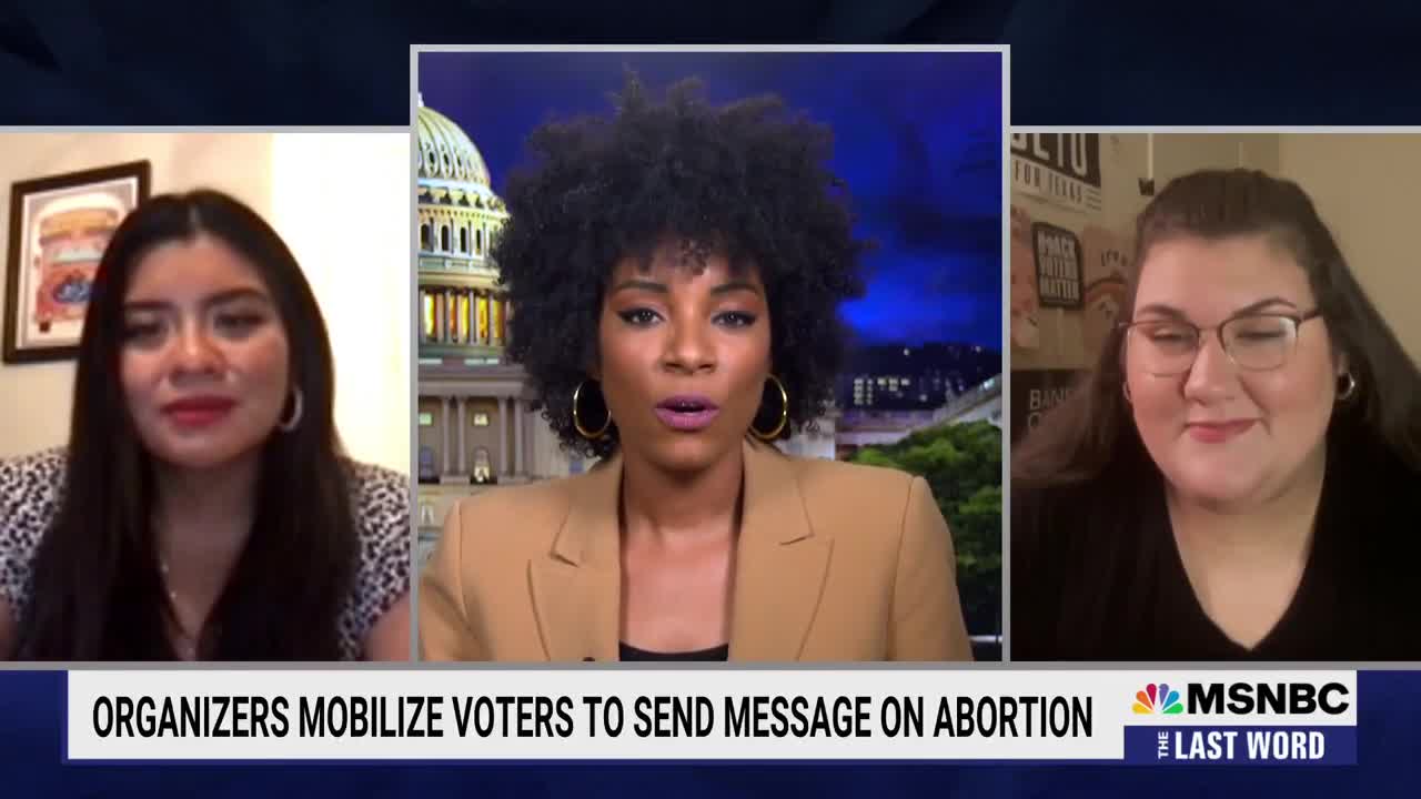 "Organizers Mobilize Voters To Send Message On Abortion Rights "