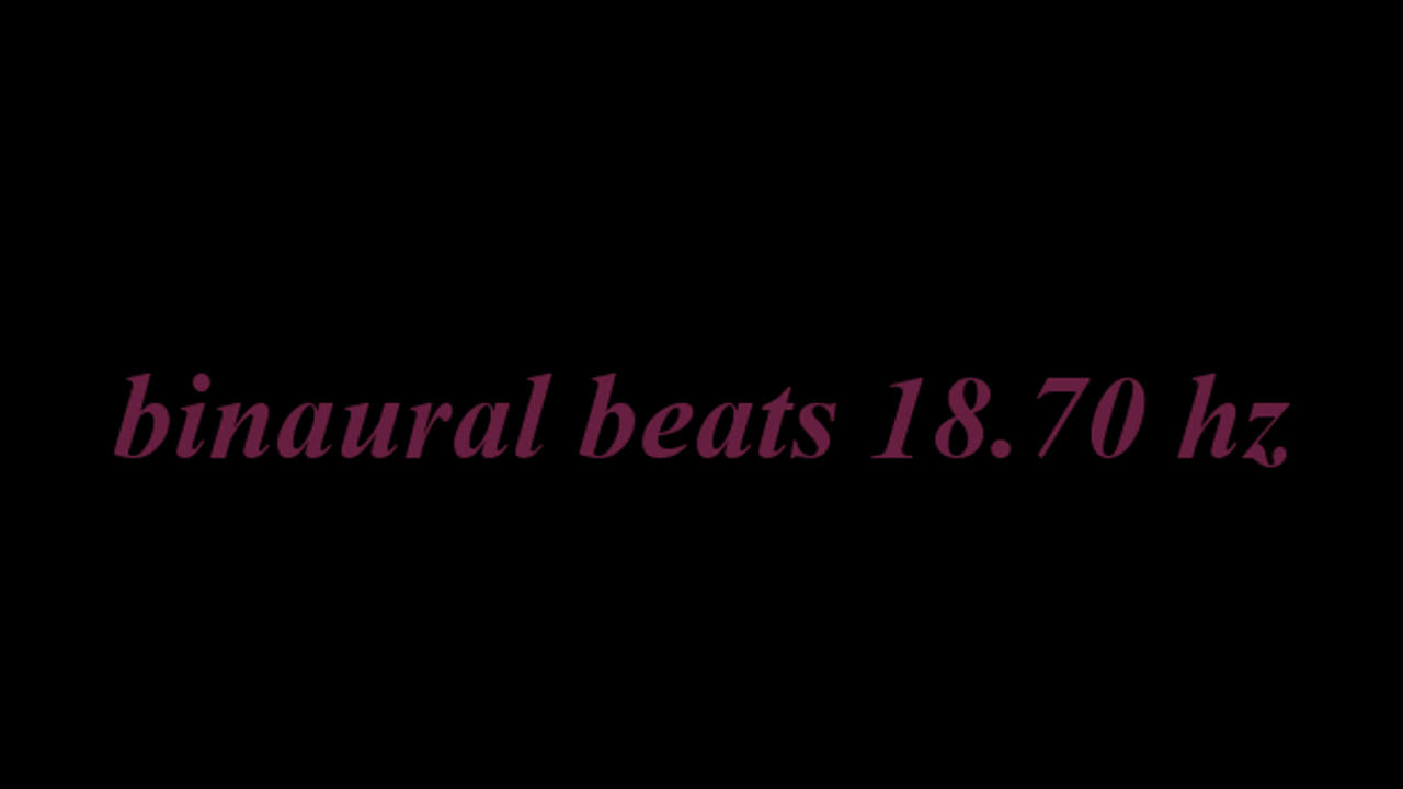 binaural beats 18.70 hz