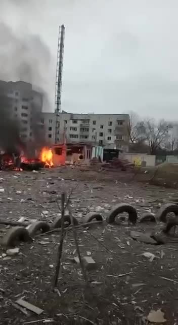 Russian invaders bombed civilians in Ukraine