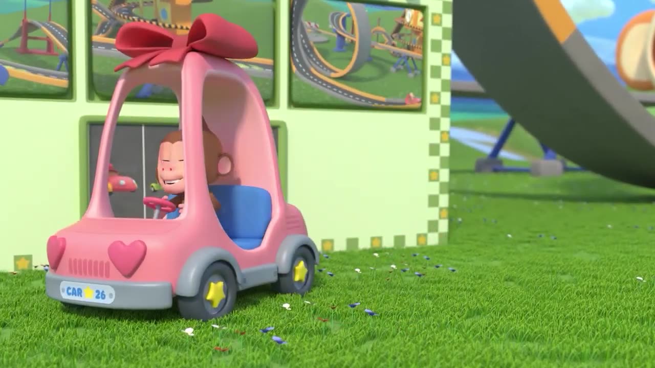 Baby's Racing Day! Finger Family Song +More Lalafun Nursery Rhymes & Kids Songs.mp4