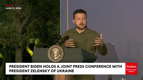 Zelensky Asked Point Blank: What If Biden Loses To Trump In 2024?