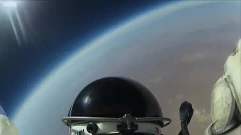 Gravity's Challenge: Red Bull's Space Dive Spectacle😱