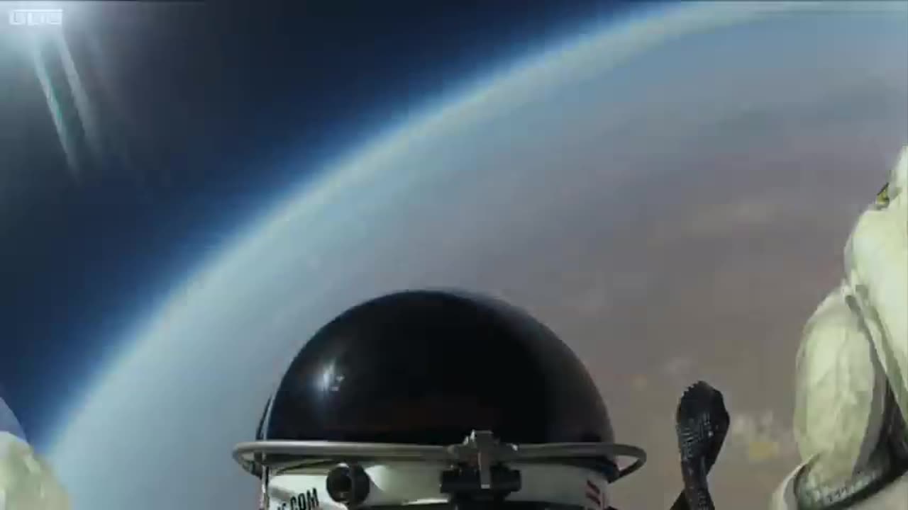 Gravity's Challenge: Red Bull's Space Dive Spectacle😱
