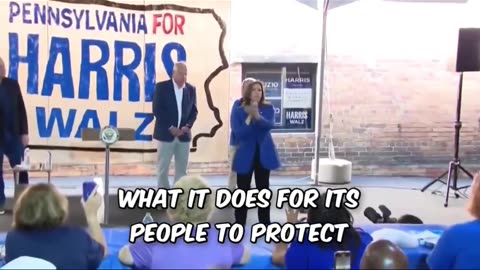 Kamala Harris’s Confusing Rant on Democracy Leaves Pennsylvania Crowd Baffled | Viral Clip