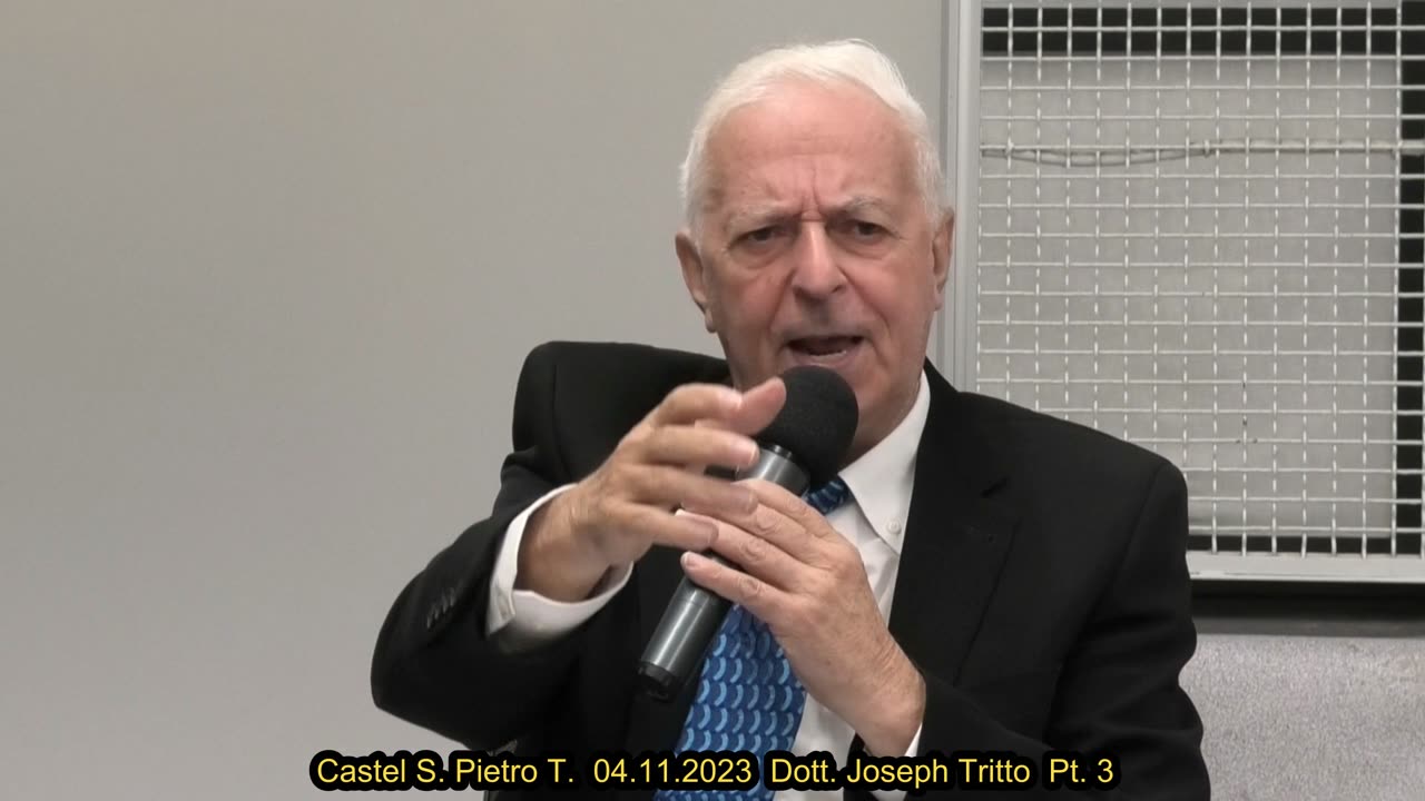 Castel S. Pietro T. 04.11.2023 Dott. Joseph Tritto Pt. 3