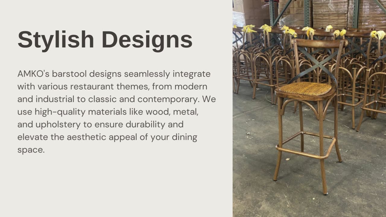 Designing with Style: Essential Restaurant Barstools | AMKO Restaurant Furniture