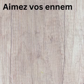 "Love Your Enemies and Pray for Those Who Persecute You" Matthieu 5:44