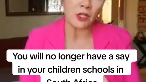 The terrible new bill act, regarding school children in South Africa