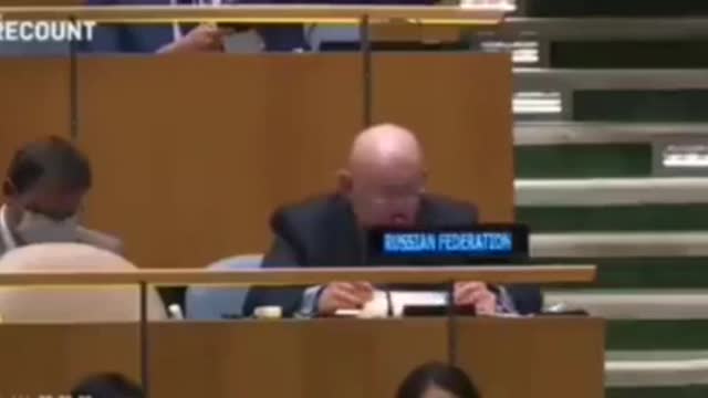 Home truths from Russian ambassador to UN. *See description*