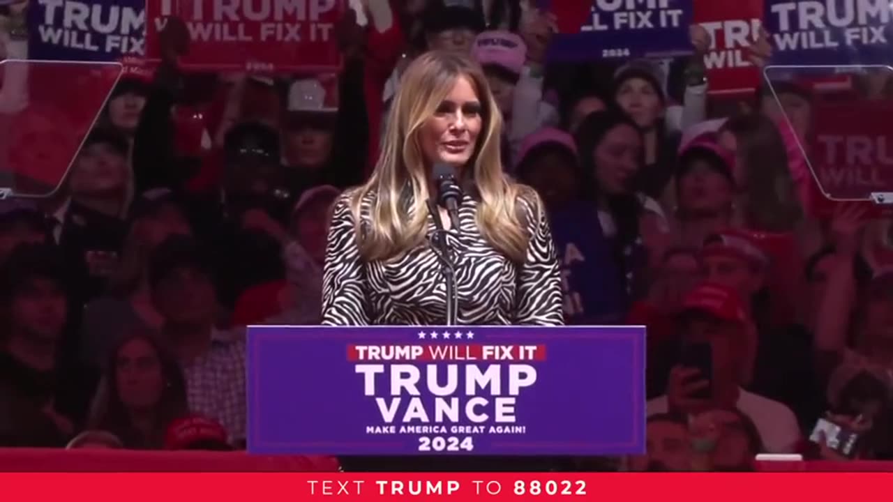 MELANIA TRUMP's full remarks at Madison Square Garden