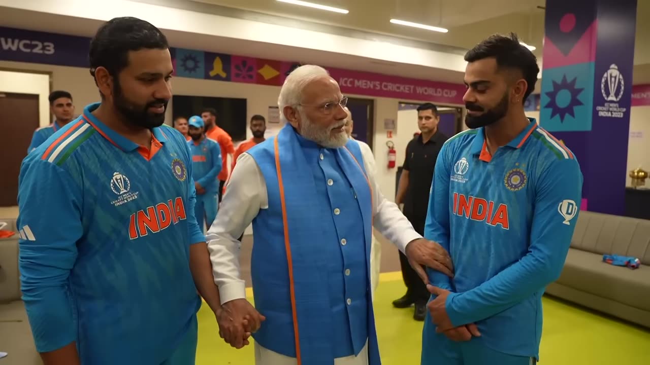 PM Modi Meets Indian Cricket Team | Special Interaction with Team India 🇮🇳🏏