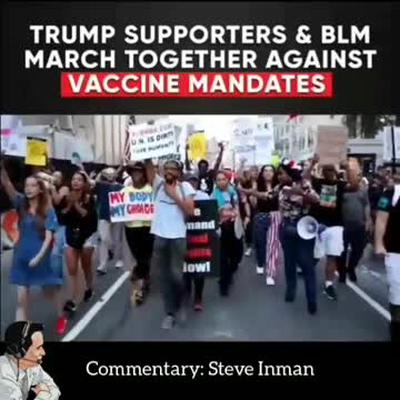 Trump supporters and BLM march together!