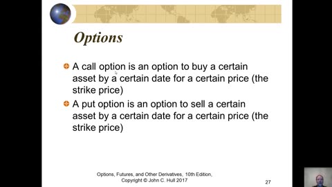 Chapter 1 Introduction: Options, Futures, and other Derivatives (Hull 10th)