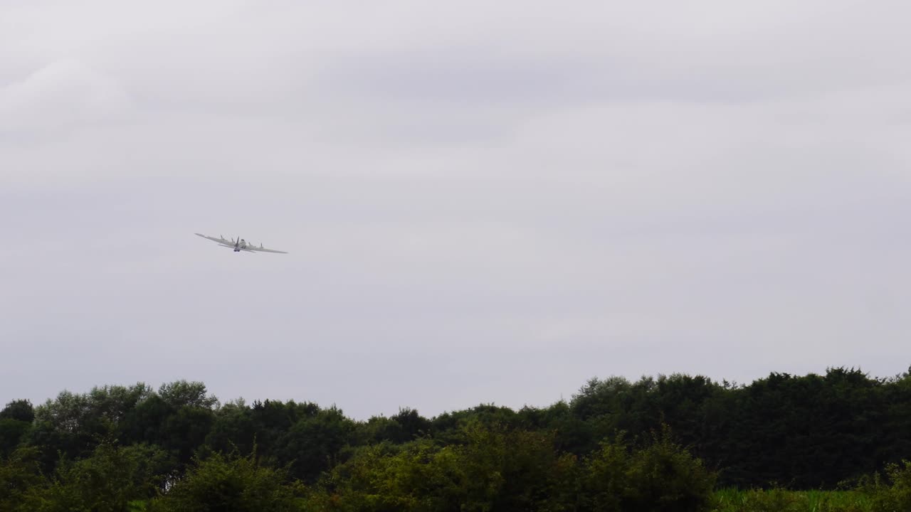 B-17 Flying Fortress 'Sally B' Flying over East Kirkby 03 Aug 2024