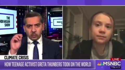 Greta: "Since the climate crisis does not exist..."