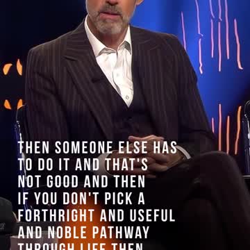 Jordan Peterson, Why Weak People Are A Problem