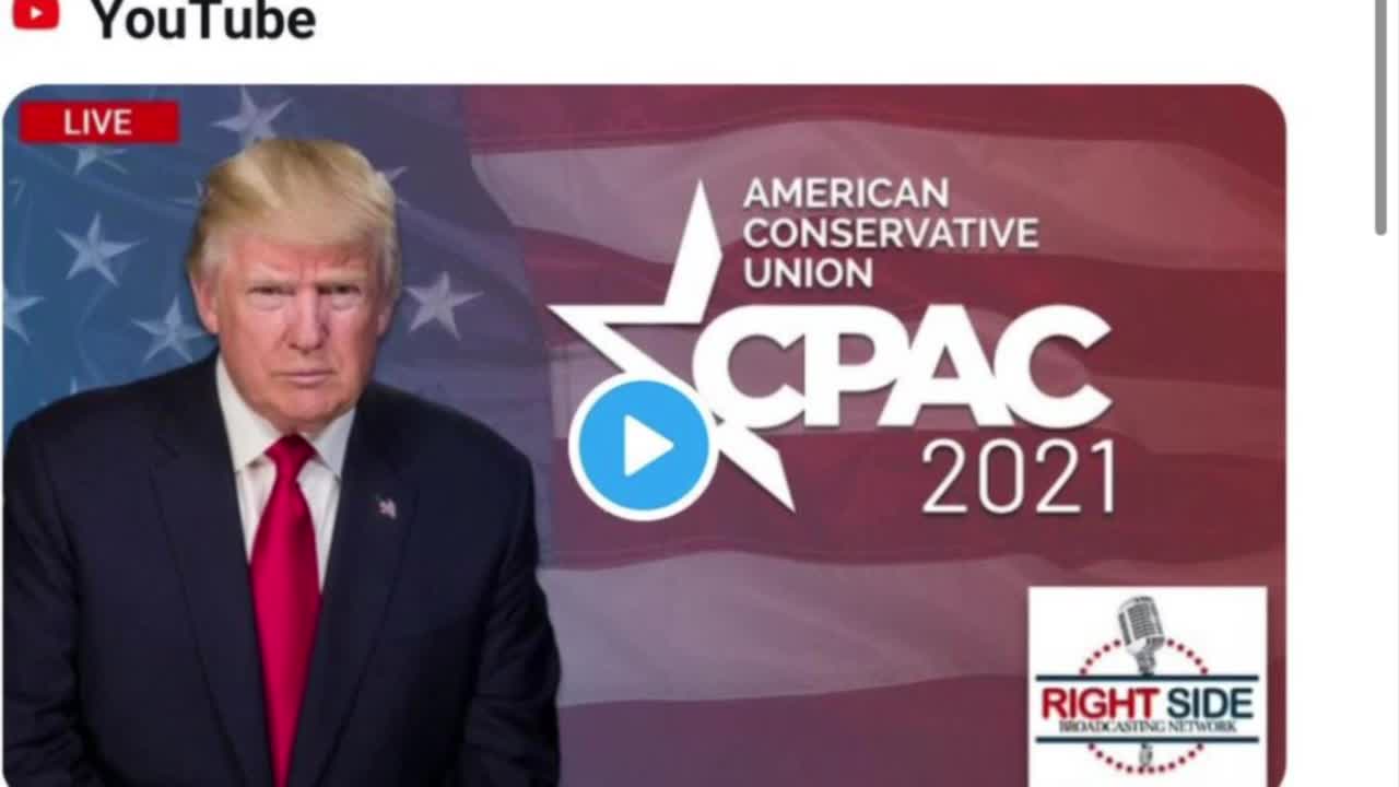 YouTube Deletes All Copies of President Trump’s CPAC Speech, Suspends RSBN.