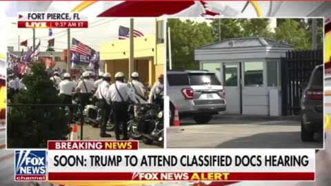 Trump attends court for CLASSIFIED DOCS HEARING in Florida