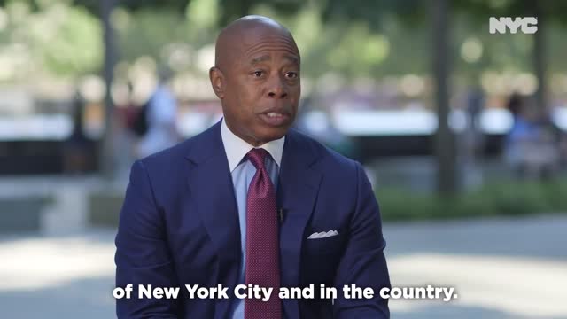 New York City Mayor Eric Adams reflects on 9/11