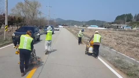 Korean lane painting