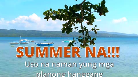 Summer na! Uso na naman yung mga planong hanggang groupchat lang at drawing na outing 😁🏖