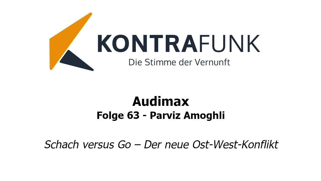 Audimax - Folge 63: Parviz Amoghli - Schach versus Go – Der neue Ost-West-Konflikt