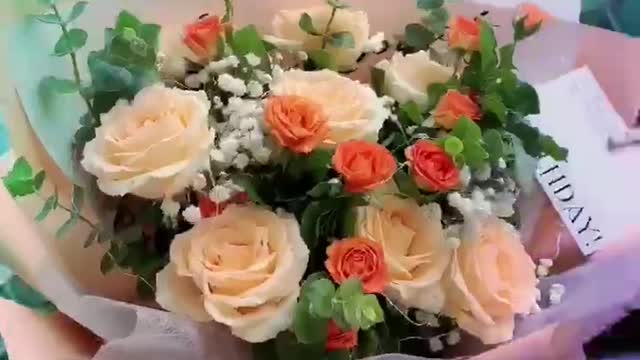 A bouquet of roses