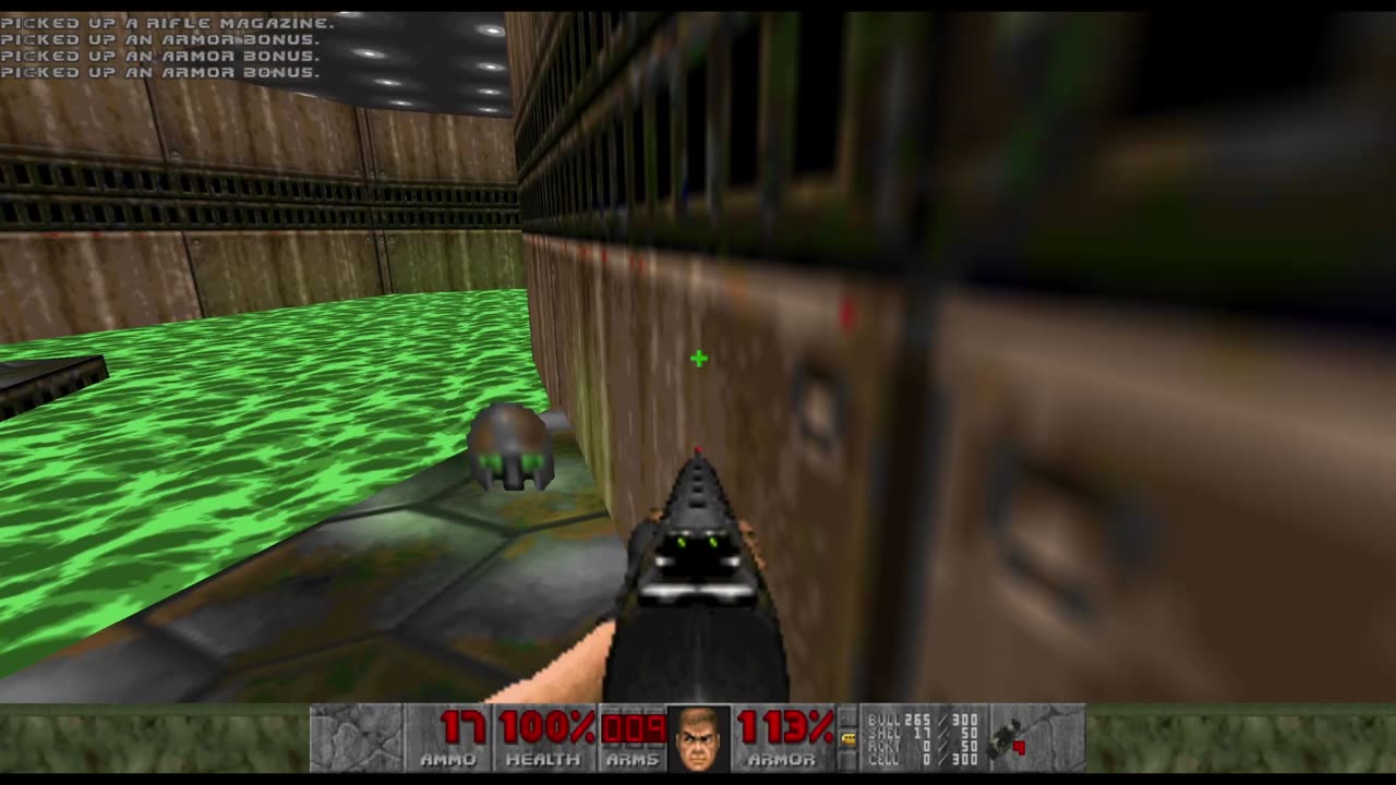 Brutal Doom - Knee-Deep in the Dead - Hard Realism - Pistol Start - Military Base (E1M9)