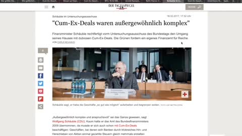 🎥 Cum-Ex-Abrechnung Wie ein Steuerraub den Kanzler zu Fall bringt