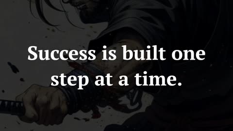 Success is the.....