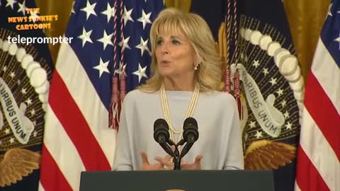 Lifetime teacher Jill Biden has to read every single word rather than just talk to her audience.
