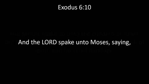 KJV Bible Exodus Chapter 6