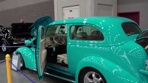 Interview Phillip Johnson and his 1938 Chevy Master Deluxe #38chevy at 2024 Custom Car Show