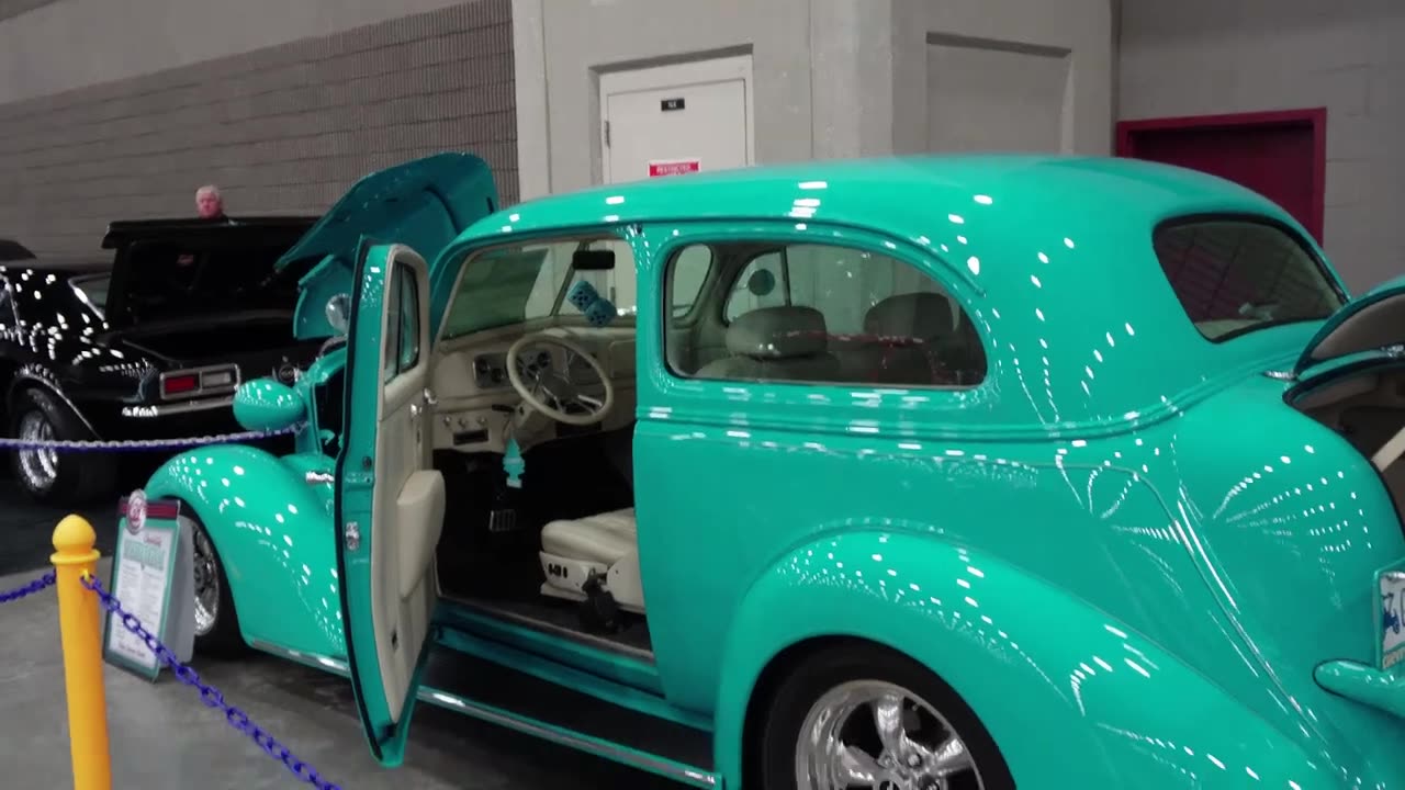 Interview Phillip Johnson and his 1938 Chevy Master Deluxe #38chevy at 2024 Custom Car Show