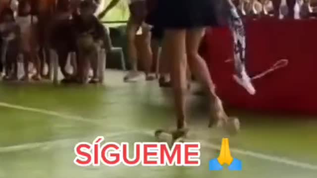 Momento cuando se cae