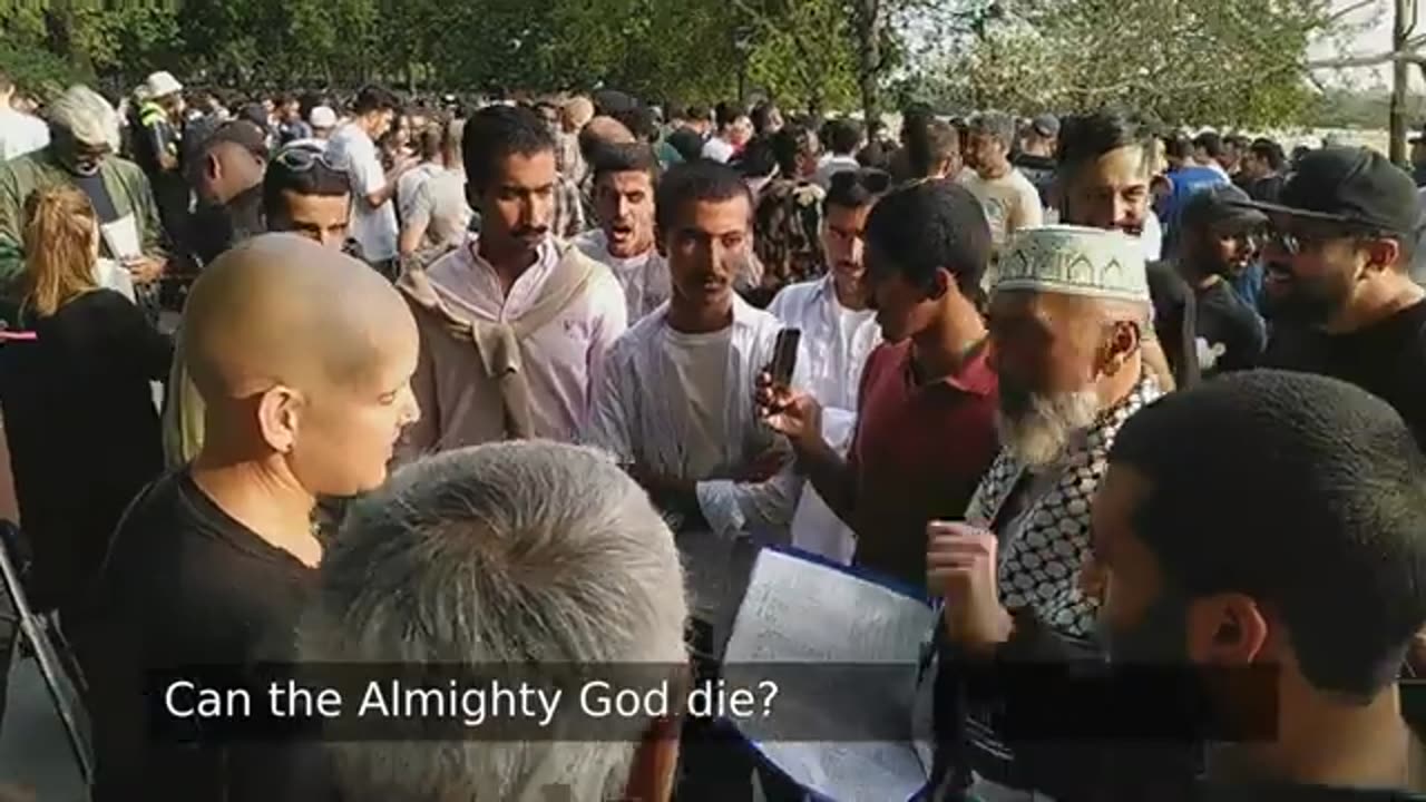 Scared Trinitarian vs Usman - Do Confused Trinitarians Think The Almighty God Di