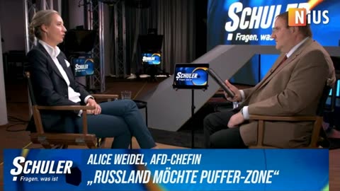 Interview Alice Weidel (AfD): Russlands Ukraine-Überfall ist KEIN Kriegsverbrechen!