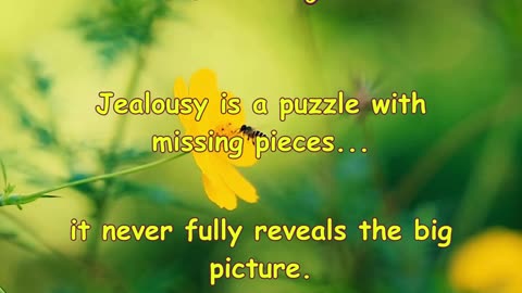 Jealousy