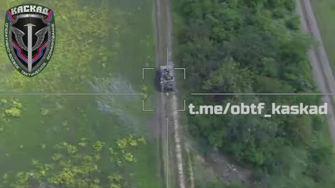 The genocide of NATO armored vehicles continues This time the Maxx Pro armored vehicle was targeted