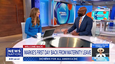 'Most beautiful three months': Markie Martin returns from maternity leave | Morning in America