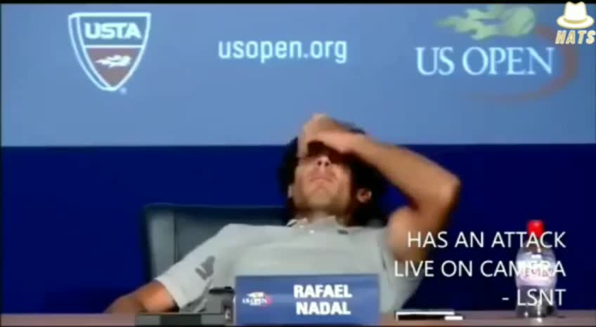 Convid vaccine advocate Rafael Nadal collapses at press conference