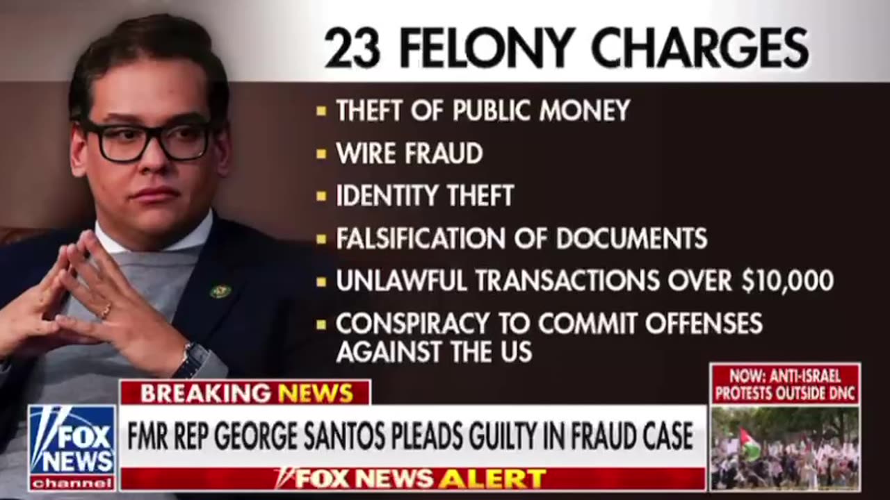 Former Rep George Santos pleads guilty in fraud case