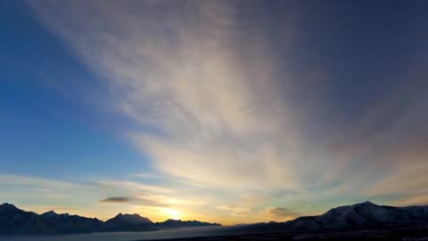 The sunset is infinitely good