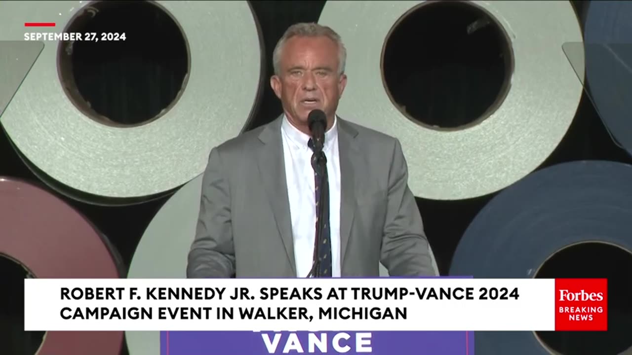 BREAKING NEWS: Robert F. Kennedy Jr. Urges Voters To Reject Kamala Harris At Trump Michigan Rally