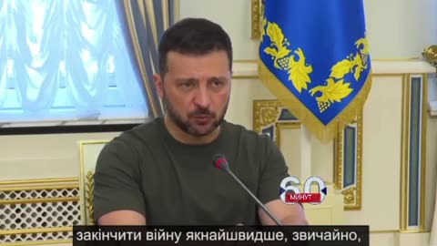 Ukrainian President Zelenskyy Now Says, "We have to End the War as Soon as Possible"