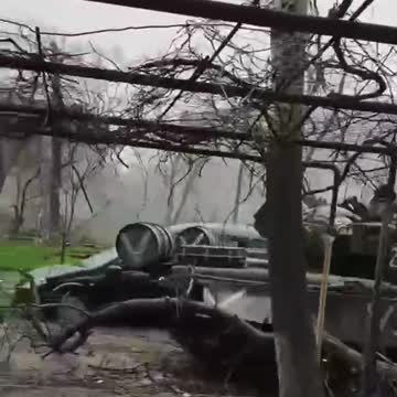 Russian forces destroying the base of Azovs