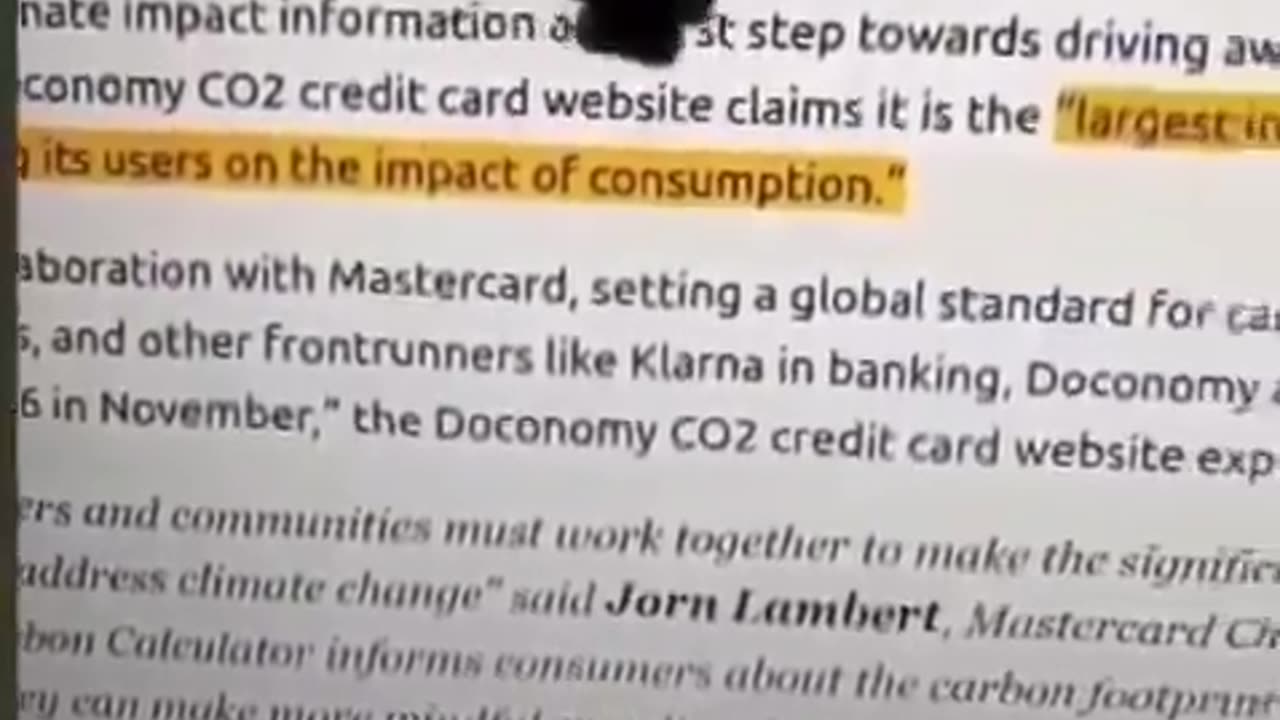 NWO U.N. & Mastercard: Green Lockdowns 6uild 6ack 6etter
