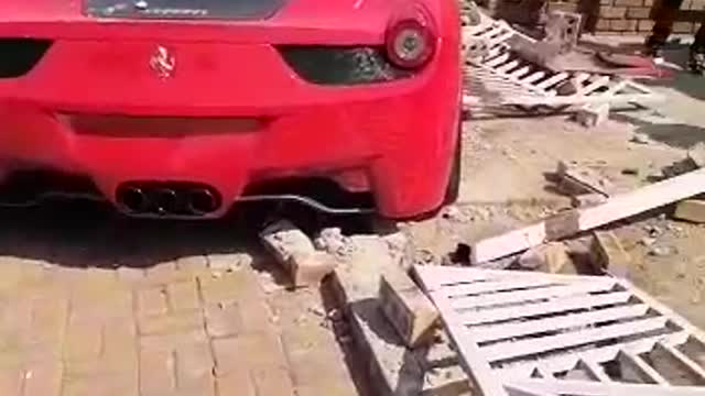 Ferrari crash 🙄