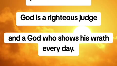 Psalms 7 verse 11